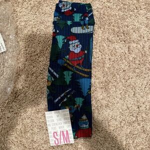 Kids LuLaRoe Christmas Leggings New Size Small/Medium